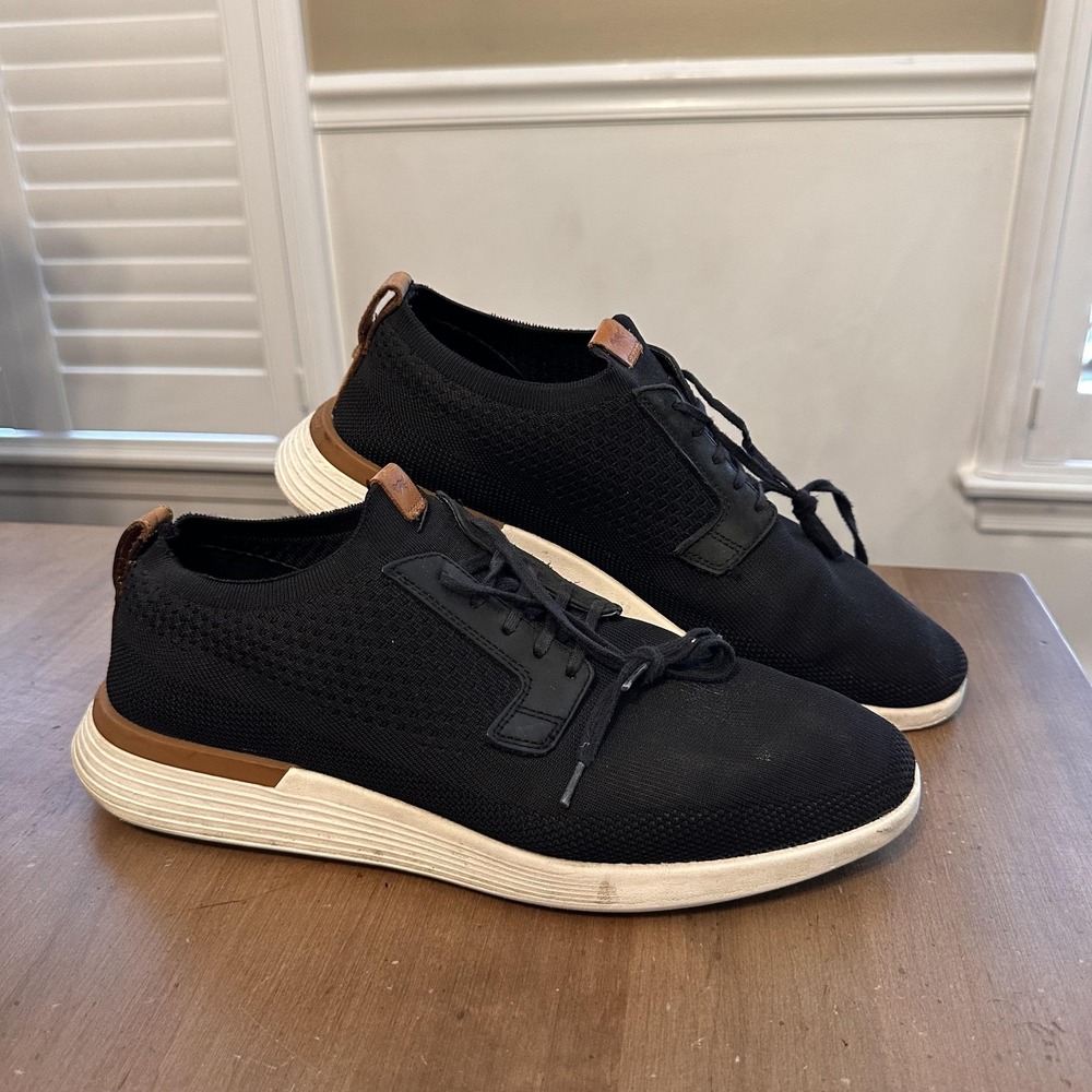 Wolf & Shepherd SwiftKnit Shoes Mens Size 11 Black Knit Sneakers Comfort Casual